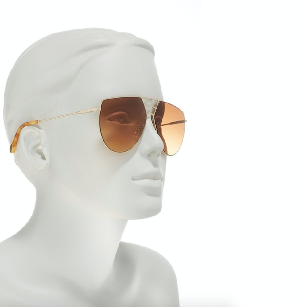 Chloe Negative Space Oversize Aviators - Picture 3 of 11